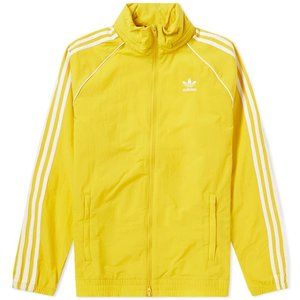 ADIDAS | Neon Yellow Windbreaker L